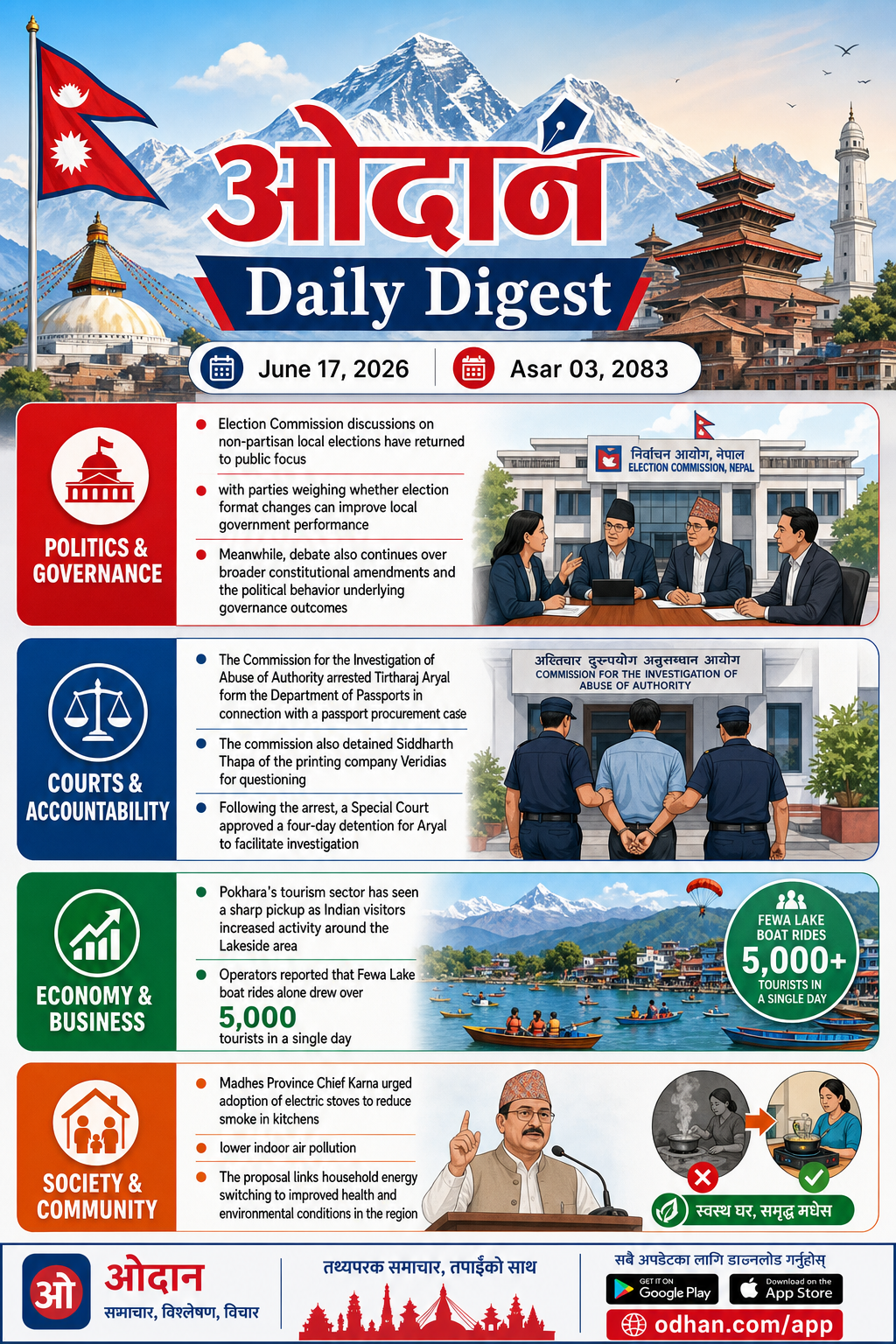 Non-partisan local elections back in focus + new infrastructure ministry reform