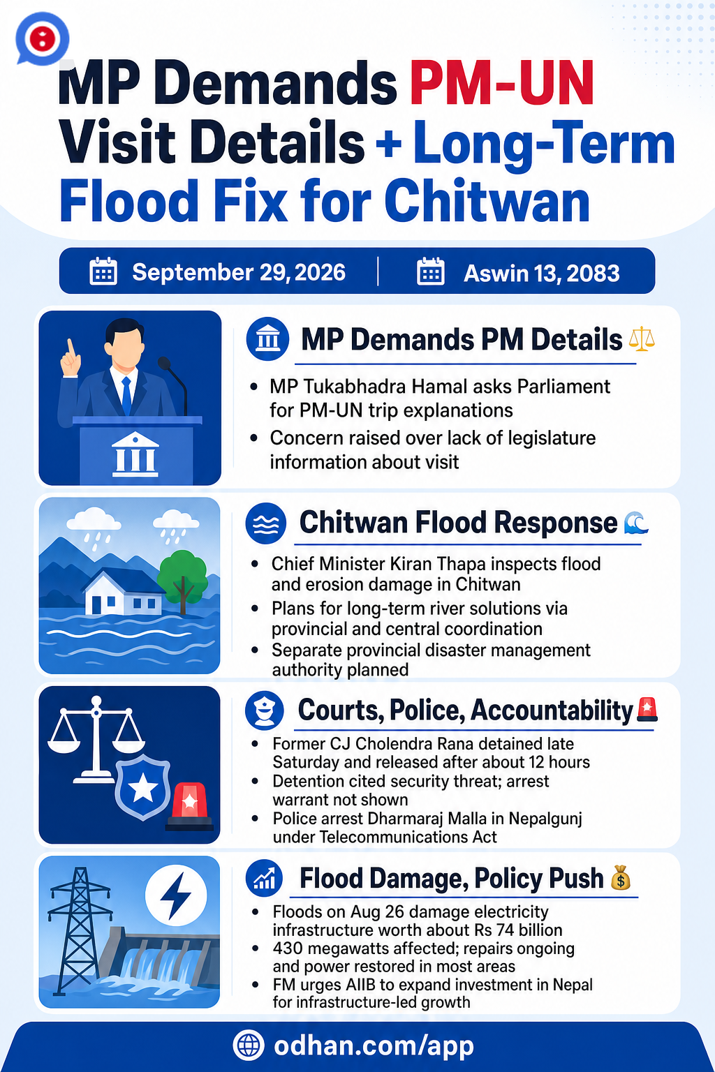 MP Demands PM-UN Visit Details + Long-Term Flood Fix for Chitwan