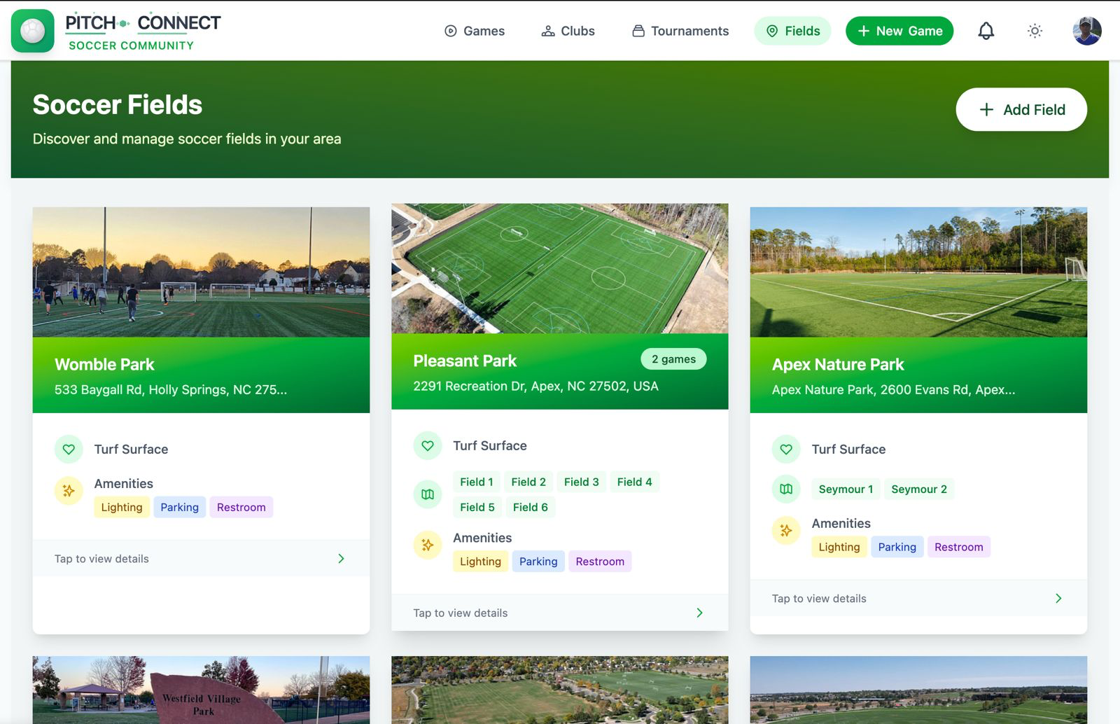⚽ Pitch Connect — A Community Platform to Organize Pickup Games, Clubs & Tournaments